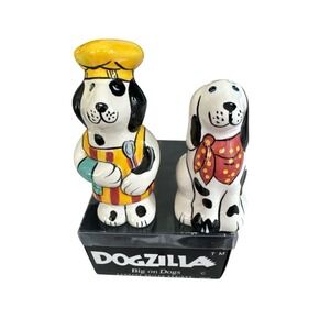 Dogzilla Candace Reiter Designs Chef Dogs Salt and Pepper Shakers